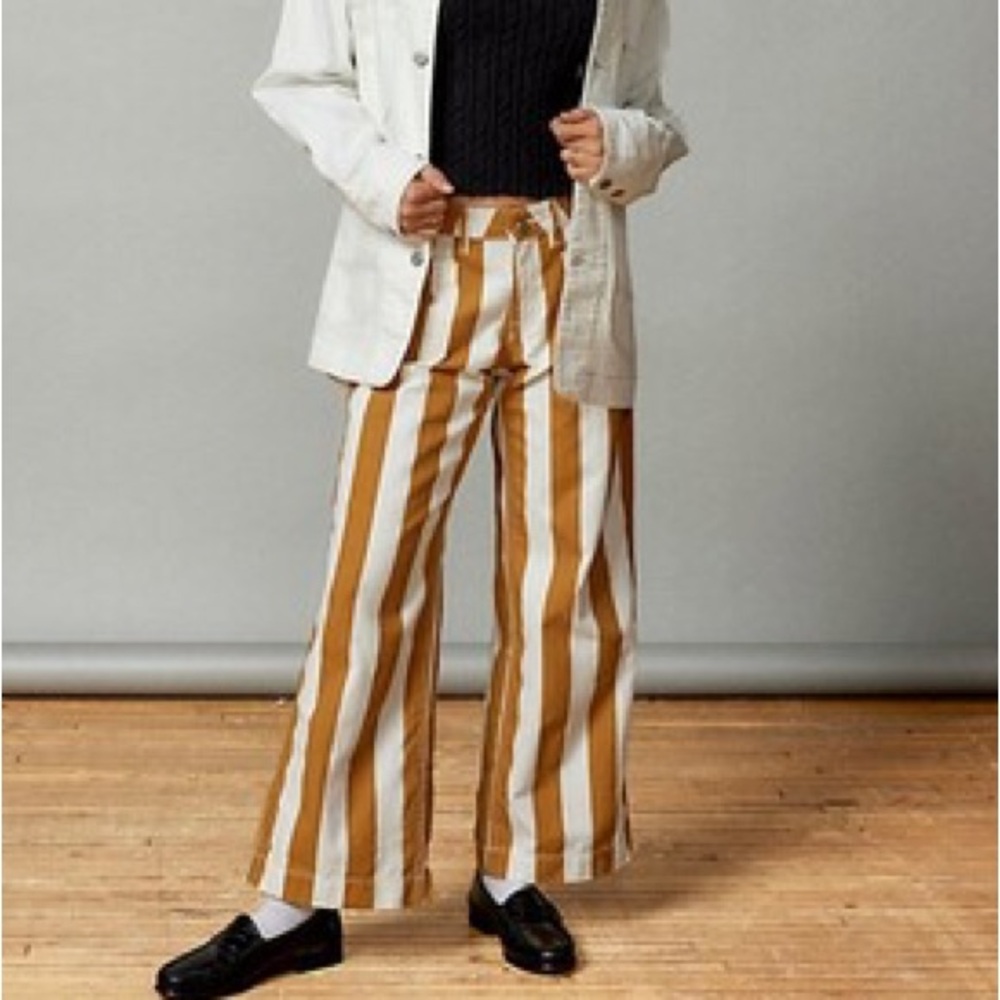 NWOT Urban Outfitters BDG Joey Striped Straight Leg Pant